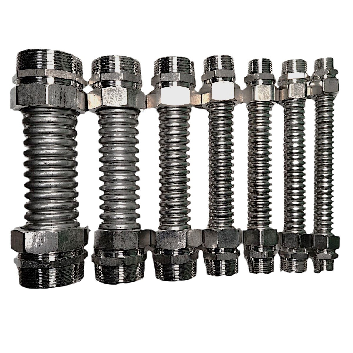 Air Conditioning Pipe All Stainless Steel Central Air Conditioning Bellows Stainless Steel Metal Soft Connection Fan Coil Soft Joint Shock Absorption