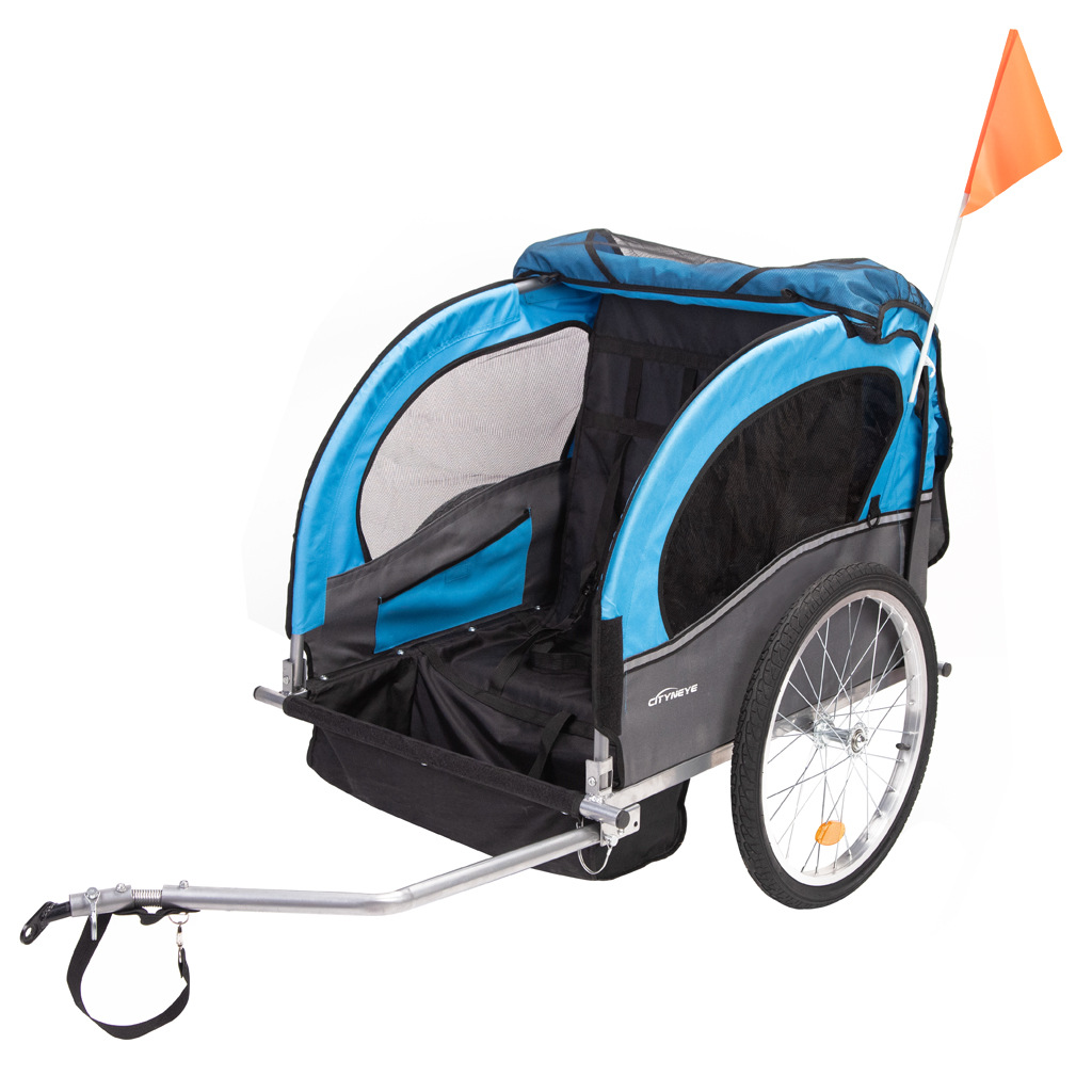 Bicycle Trailer Rear-Mounted Children's Small Cart Mountain Bike Rear Hitch Parent-Child Bicycle for Walking and Traveling with Children