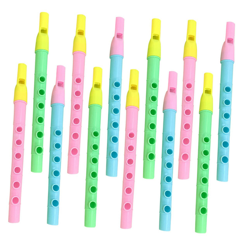 16cm Large Six-Hole Recorder Children's Musical Instrument 6-Hole Plastic Flute for Primary and Secondary School Students