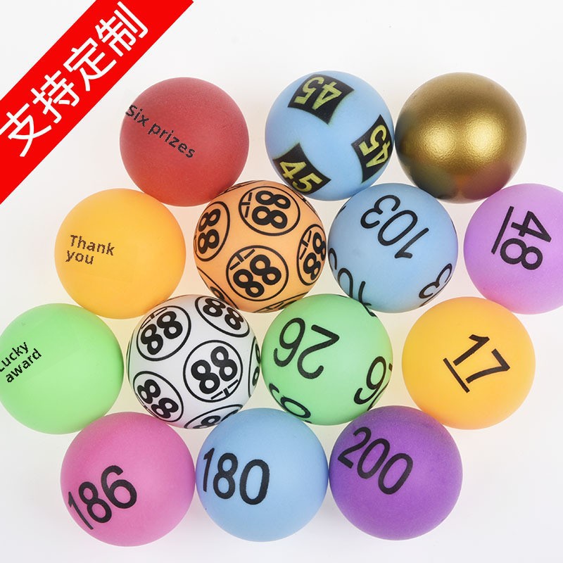 Lottery lottery digital ball number selection digital table tennis gambling entertainment ball tender room number ball 40mm