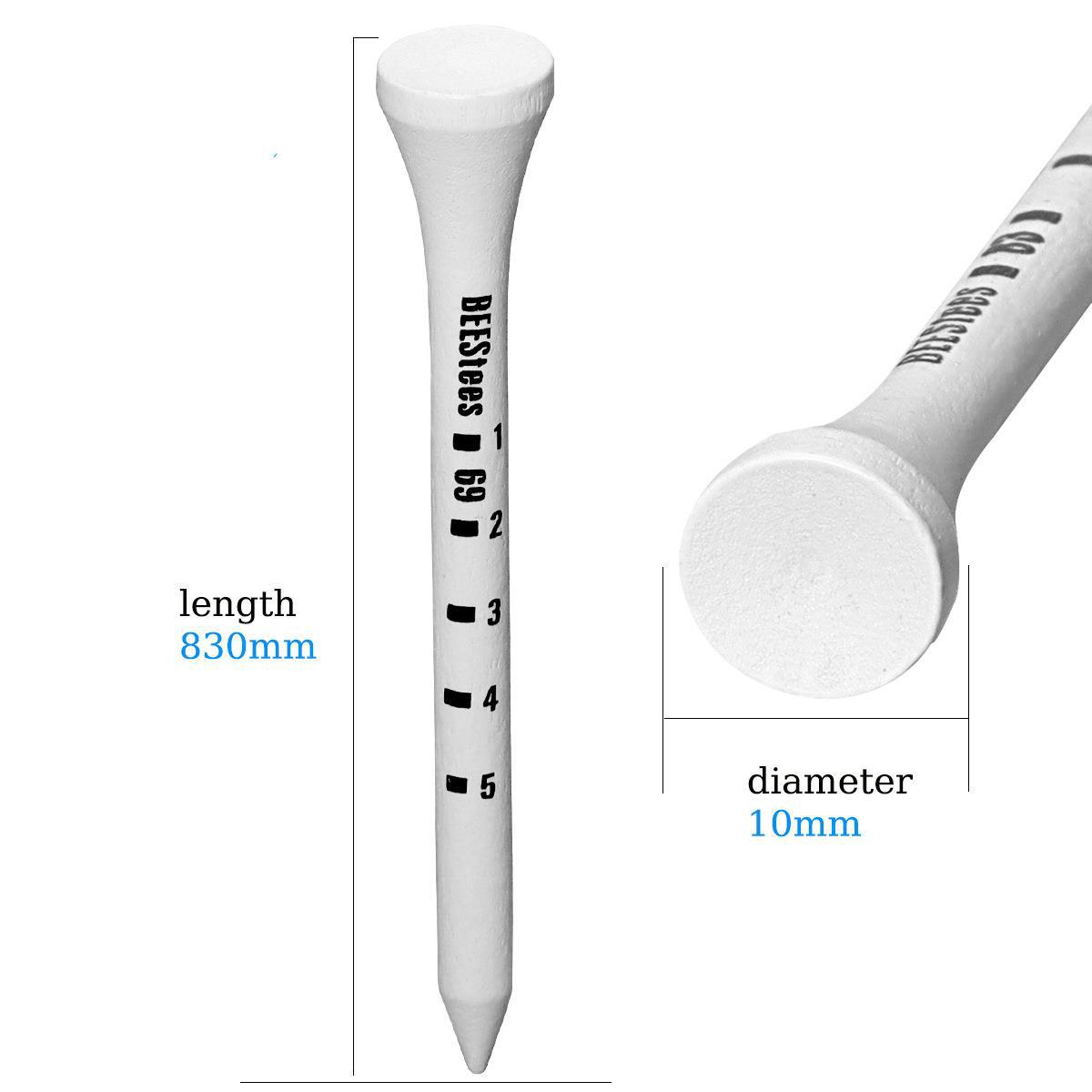 Factory wood nail 54mm 70mm 83mm golf ball original wood nail golf nail in stock wholesale