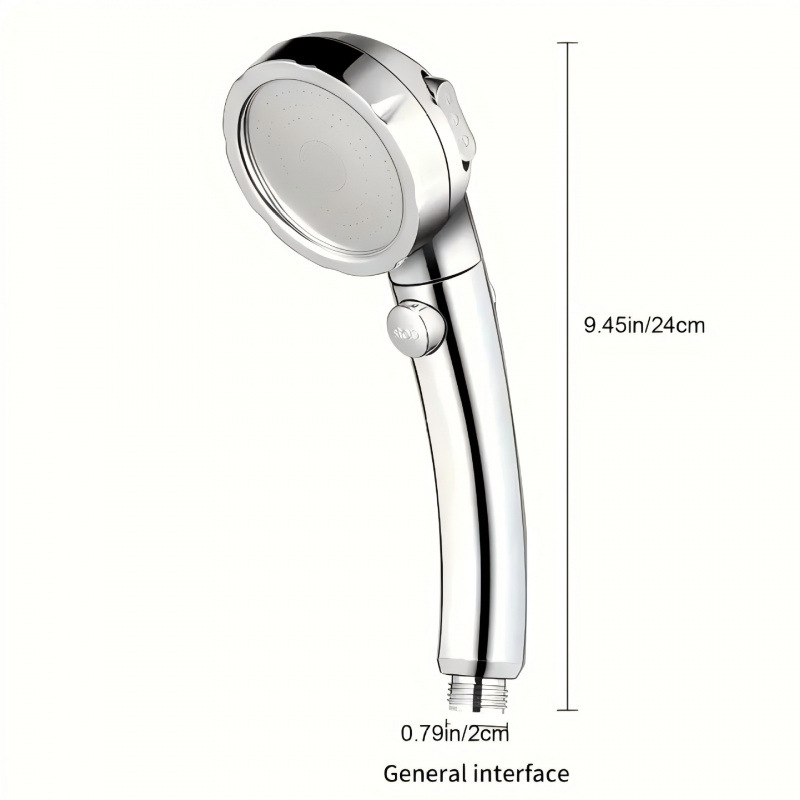 2026 New Cross-Border Dropshipping High Pressure 3 Modes Handheld Shower Head Adjustable Water Output