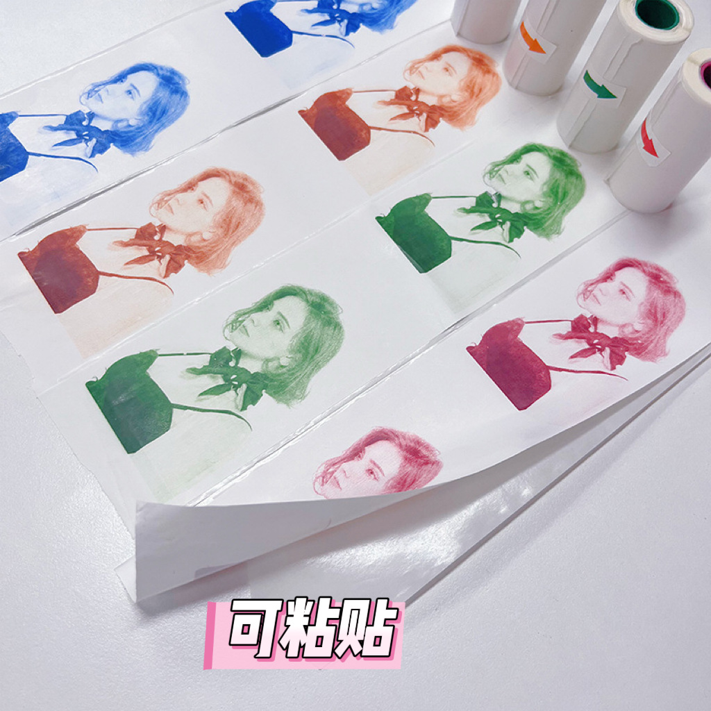 Factory Direct Sales Children's Polaroid Printing Camera Professional Self-Adhesive Sticker Thermal Paper Special for Wrong Questions