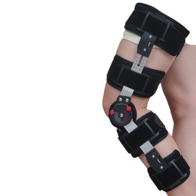 Knee Joint Fixed Brace, Medical Lower Limb and Leg Postoperative Fixed Rehabilitation Protective Gear, Adjustable Knee Joint Fixed Brace