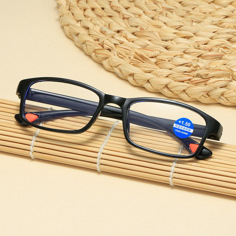 Anti-Blue Light Reading Glasses Running River Lake Street Stall Wholesale Ultra-Light High-Definition Reading Glasses Fashionable Portable Reading Glasses for the Elderly