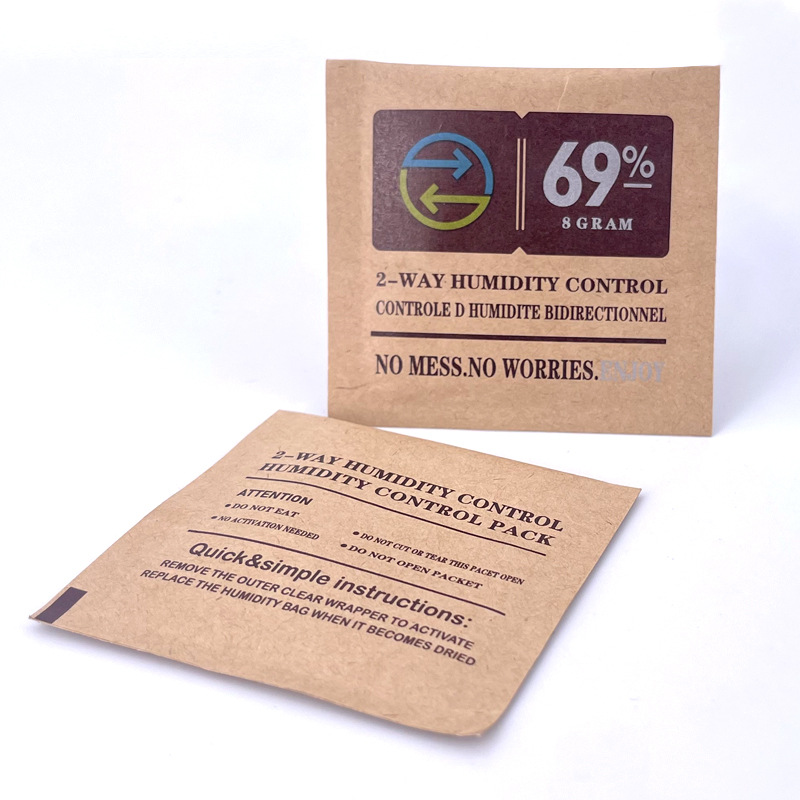 8g Cigar Tobacco Moisturizing Bag Moisturizing Bag Portable Travel Moisturizing Sheet Moisturizing Bag Bidirectional Moisture Control 69 Moisturizing Bag