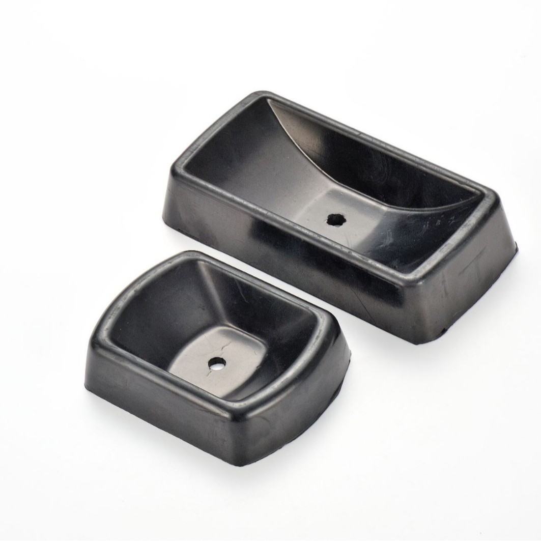 Rubber Block Non-Slip Rubber Caster Brake Large Small Double Size Rubber Tire Pad 0kg Top Caster