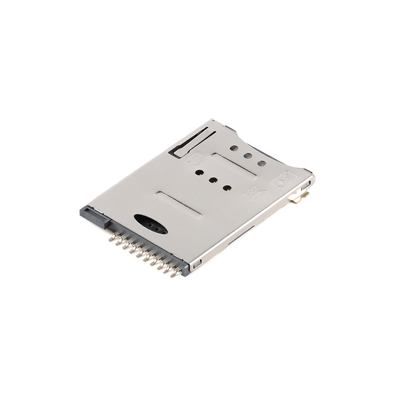 Sim-Klb-Push-8+2P-Column-Free Patch Mini Mobile Phone Communication Sim Card Holder with High Temperature Resistance