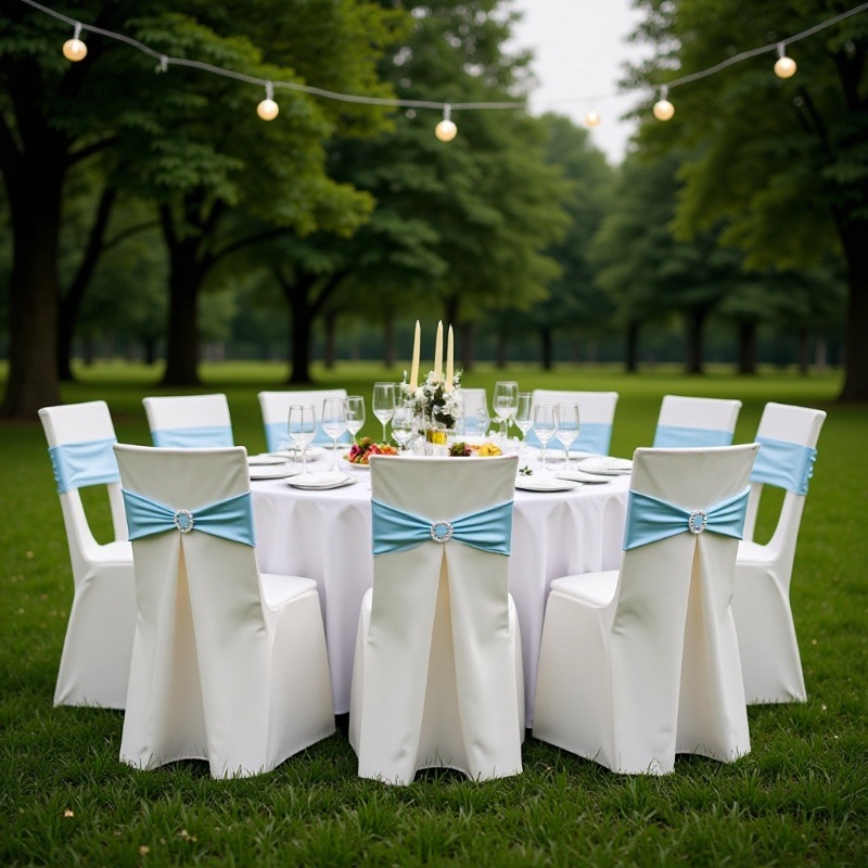 Cross-Border Popular Heart-Shaped Chair Covers, Suitable for Parties, Weddings and Other Occasions, Can Be Shipped on Behalf of Others and Can Be Labeled