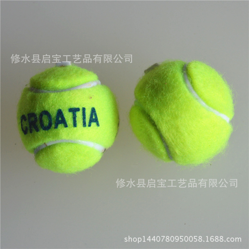 Supply Key Pendant Sports Pendant Simulation Tennis Pendant Tennis Keychain Sports Ball Key