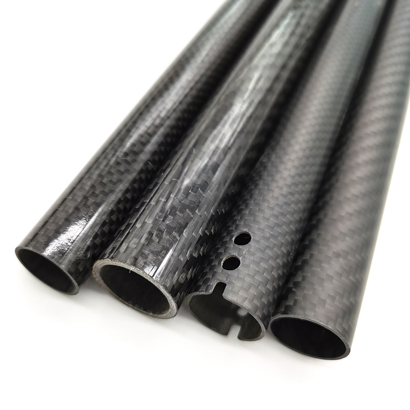 3K Carbon Fiber Tube Carbon Outer Diameter 21Mm-40Mm Wall Thickness 0.5mm Carbon Fiber Manufacturer High Strength Model Aircraft Rod