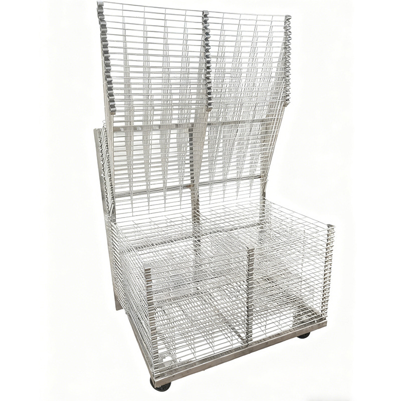 Stainless Steel Thousand-Layer Rack 13-Layer Drying Rack 25-Layer Screen Printing Drying Rack Workshop Turnover Cart 50-Layer Oven Drying Rack