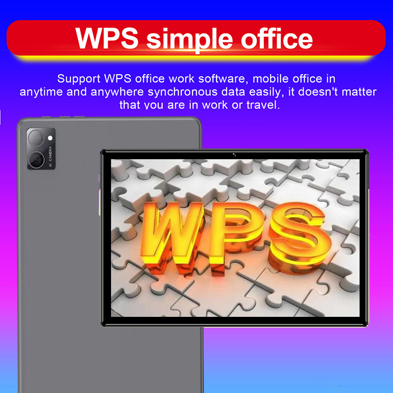 2024 New Model 10.1inch Tablet 5g Full Network Cross-Border E-Commerce Learning Machine Manufacturer 4g Call