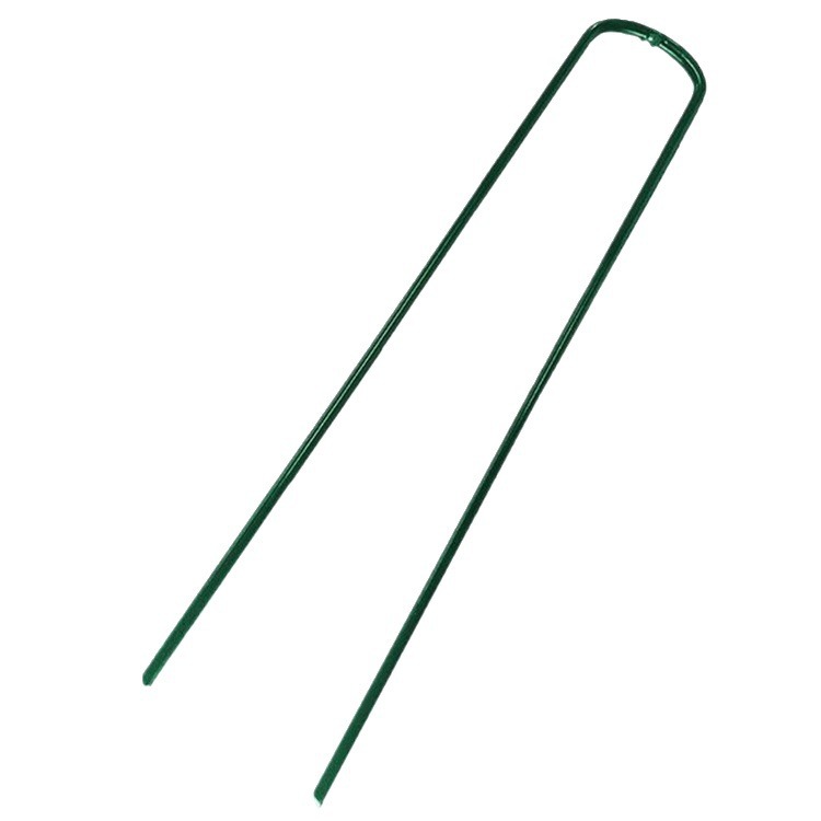 Factory direct supply green U-shaped turf nail anti-grass cloth special ground cloth nail anti-insect cloth nail