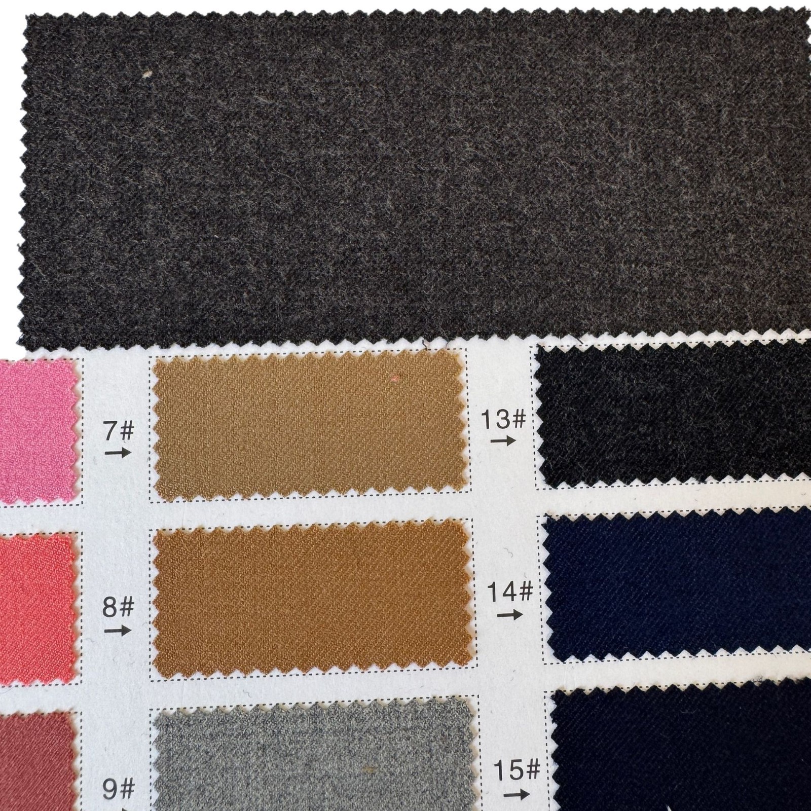 Wr Wool Viscose Worsted Blended Stretch Worsted Wool Suit Pants Material Business Dress Jacket 340g