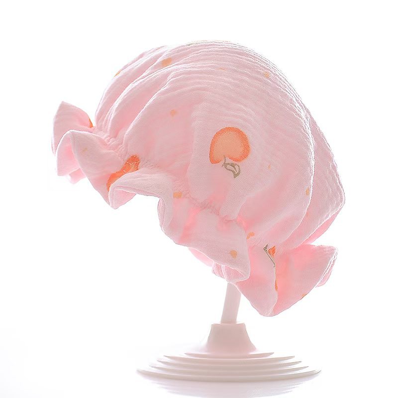 Infant hat spring and summer cotton fontanelle 0-12 months newborn fetal cap newborn thin cute sunshade cap