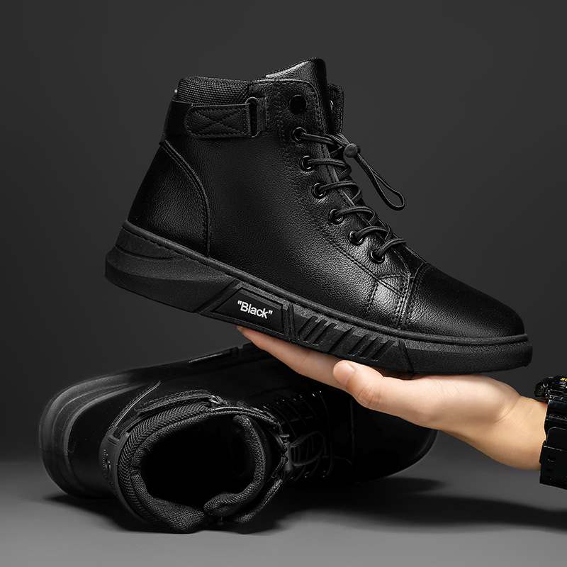 Осенние мужские ботинки высокие Мартин защитные британские рабочие ботинки повседневные высокие рабочие ботинки