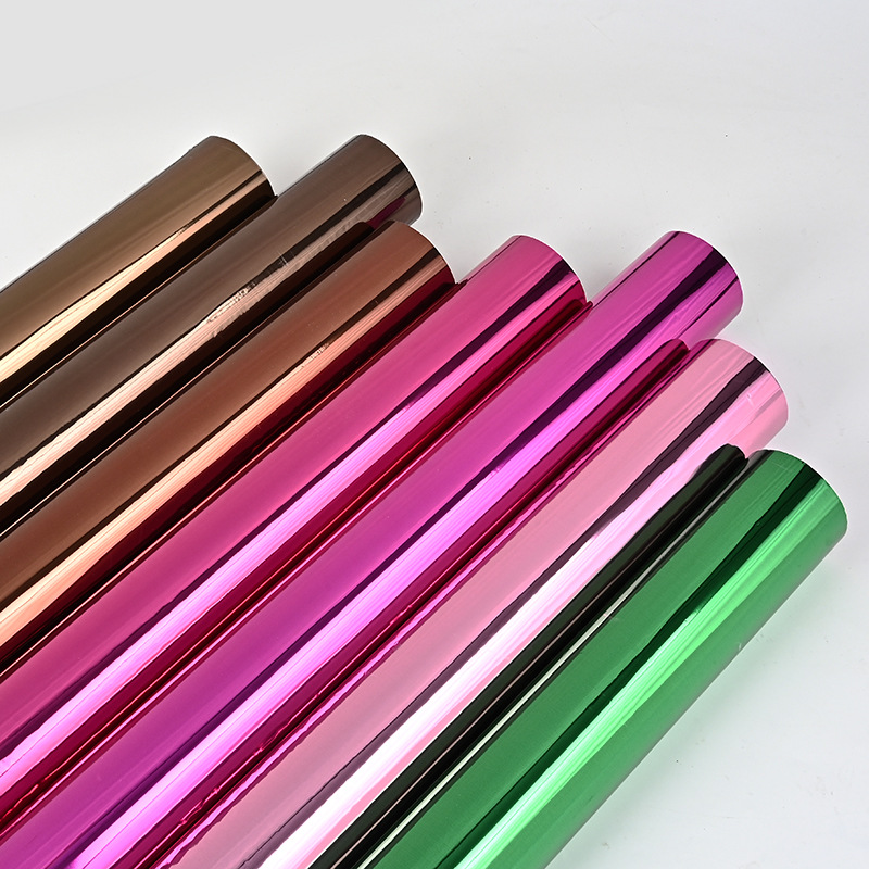 Color Series Electrochemical Aluminum Hot Stamping Paper Hot Stamping Film Plastic Hot Stamping Paper Friction-Resistant Packaging Printing Material Customization