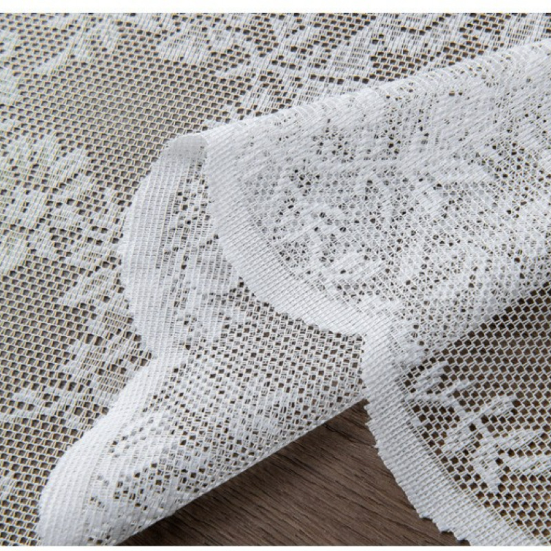 Summer French Lace ins Fairy Princess Gauze Door Curtain Bedroom Living Room Partition Privacy Curtain Coffee Short Curtain Cabinet Curtain