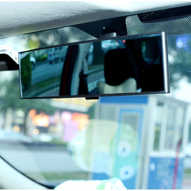Car Enlarged and Widened Rearview Mirror with Large Field of View, Car-Mounted High-Definition Anti-Fog, Anti-Dazzle, Wide-Angle Curved Reversing Auxiliary Mirror