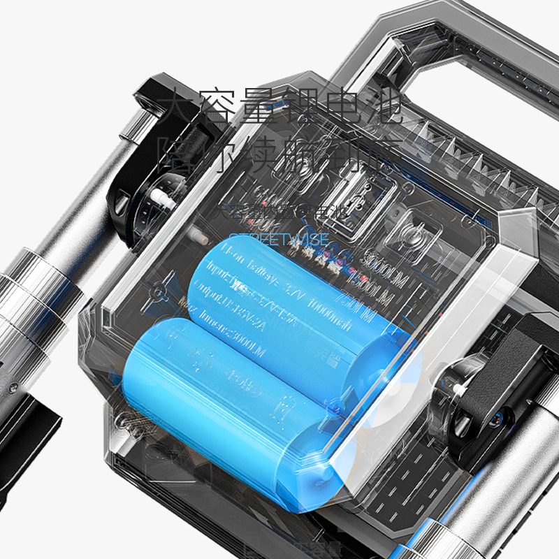 Outdoor super bright floodlight work telescopic support projection light night construction light strong light emergency lighting