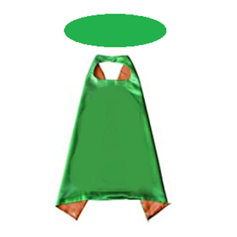 Halloween Sade Superman Children's Double-layer Cape Eye Mask Set Various Colors LOGO