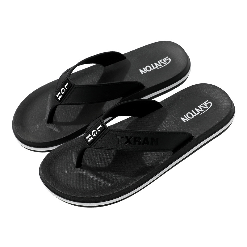 New Men's Flip Flops 2025 Summer Outer Wear Non-slip Men's Slippers Beach Korean Style Men's Flip Flops