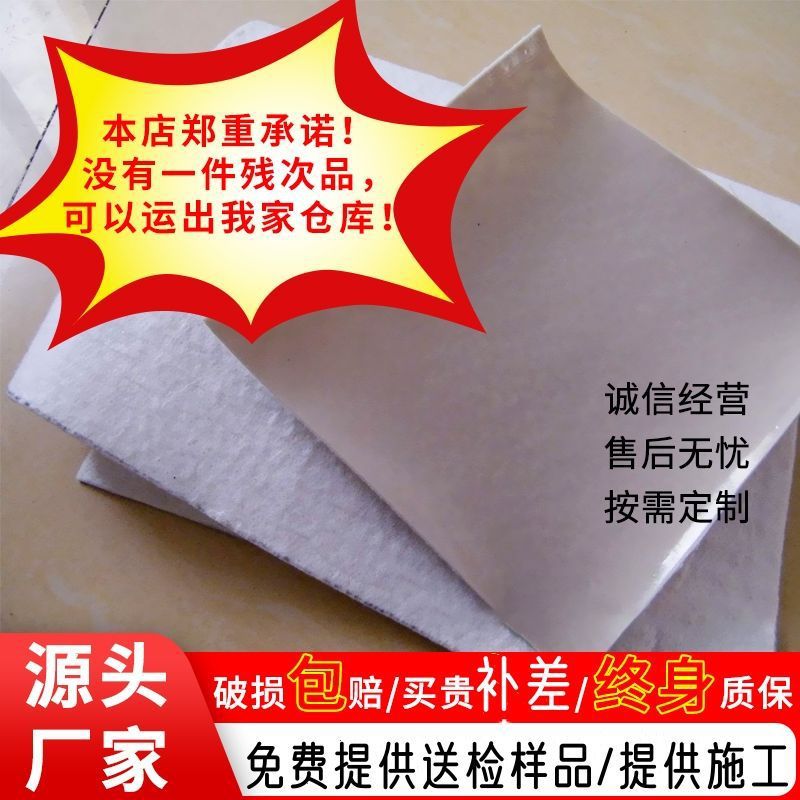 Bag Detection Composite Geomembrane Two Cloth One Film Waterproof Geotextile Fish Pond Anti-Seepage Membrane Reservoir Waterproof Cloth Others