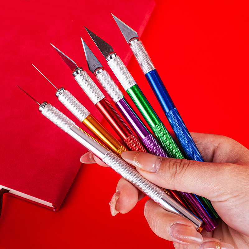 aluminum alloy engraving knife engraving paper hand mobile phone film engraving metal pen knife paper cutting cutting diy hand account engraving knife