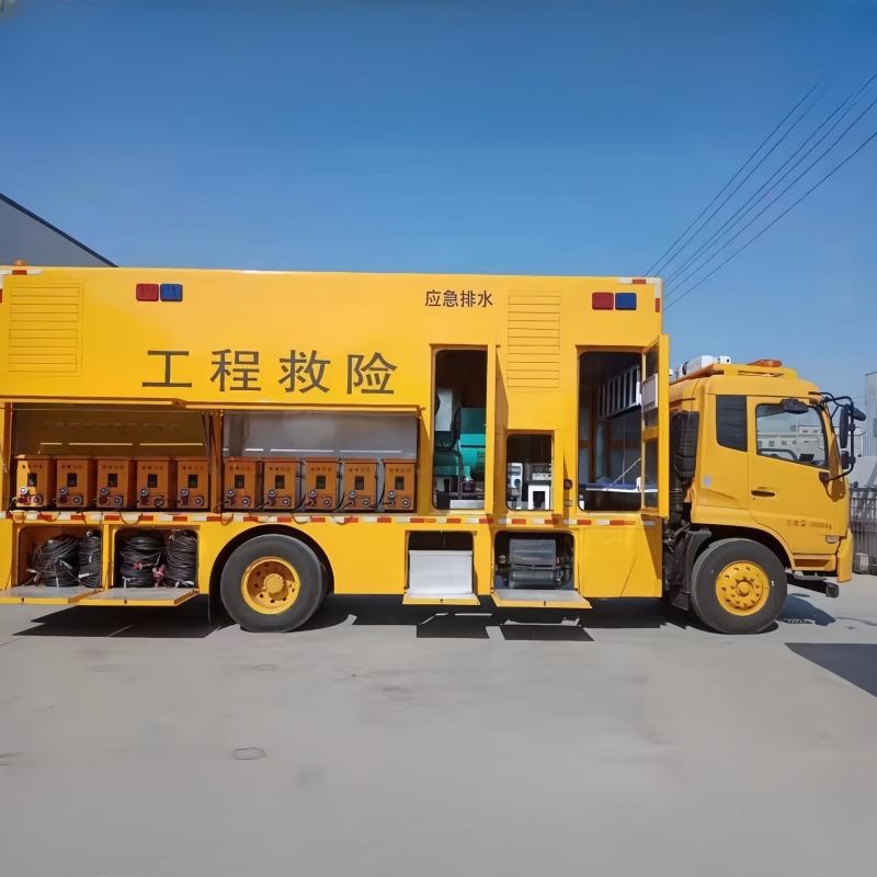 Engineering Emergency Rescue Vehicle Isuzu Rescue Vehicle with Crane Rescue Vehicle Large Flow Drainage Rescue Vehicle