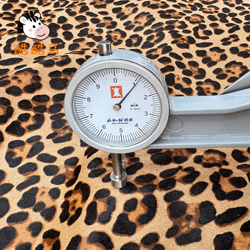 Origin Genuine Horse Fur Brown Leopard Print Cowhide Top Layer Leopard Spot Cowhide Wholesale for Bags, Shoes, and Clothing