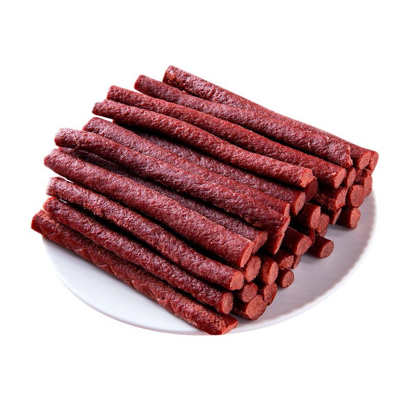 Dog snacks beef grain beef bar 500g beef stick pet Teddy golden retriever training reward factory wholesale