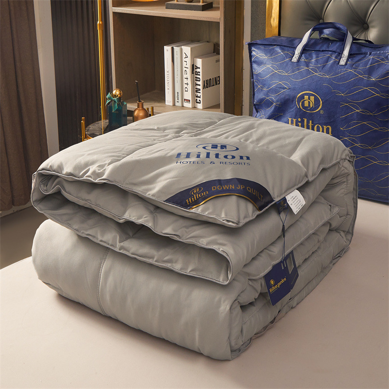 Five-Star Hotel Hilton Duvet Spring and Autumn Quilt Double Quilt Core Conference Gift Quilt Gift Box Wholesale