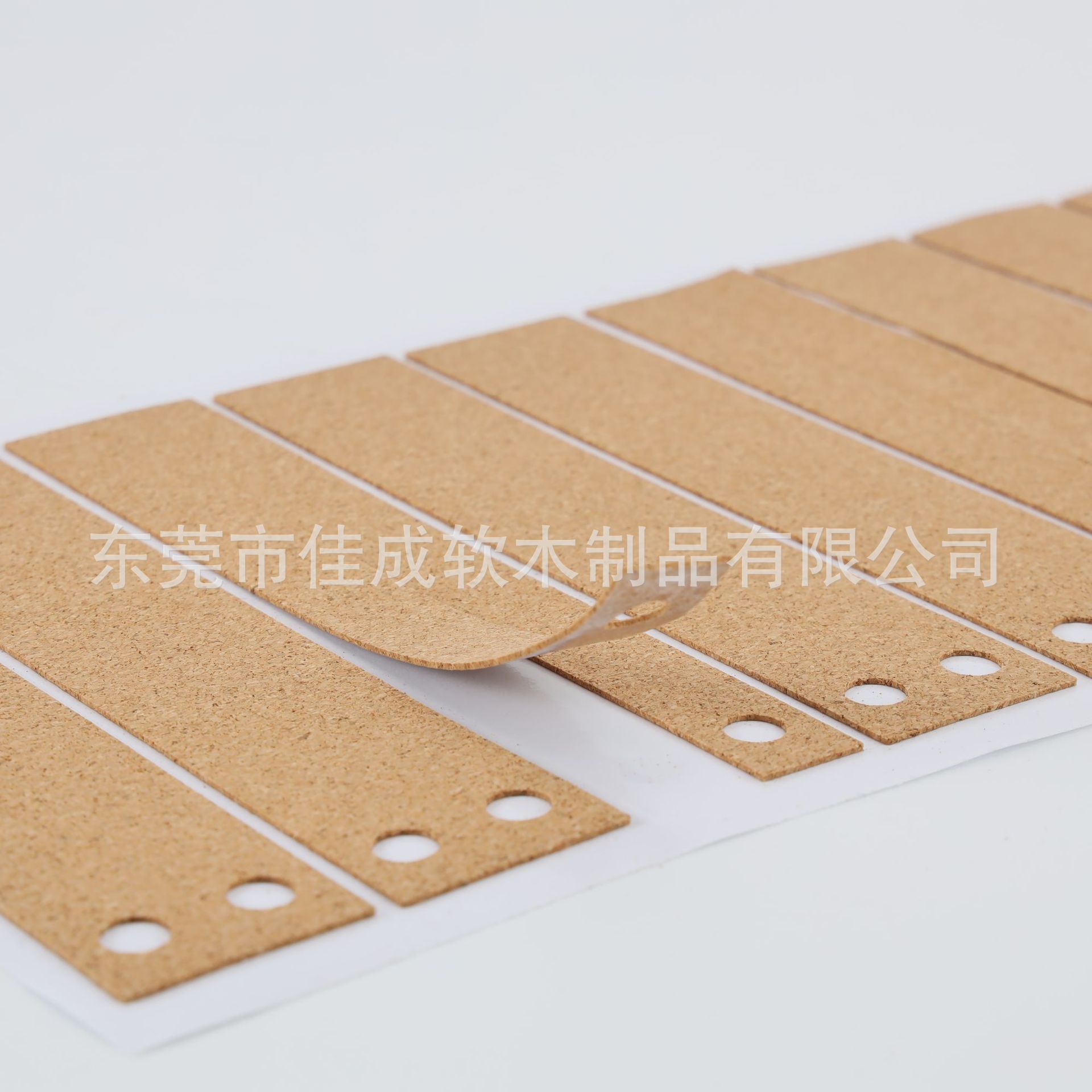 1mm-10mm round square cork coasters self-adhesive non-slip Cork gasket with adhesive Cork sticker