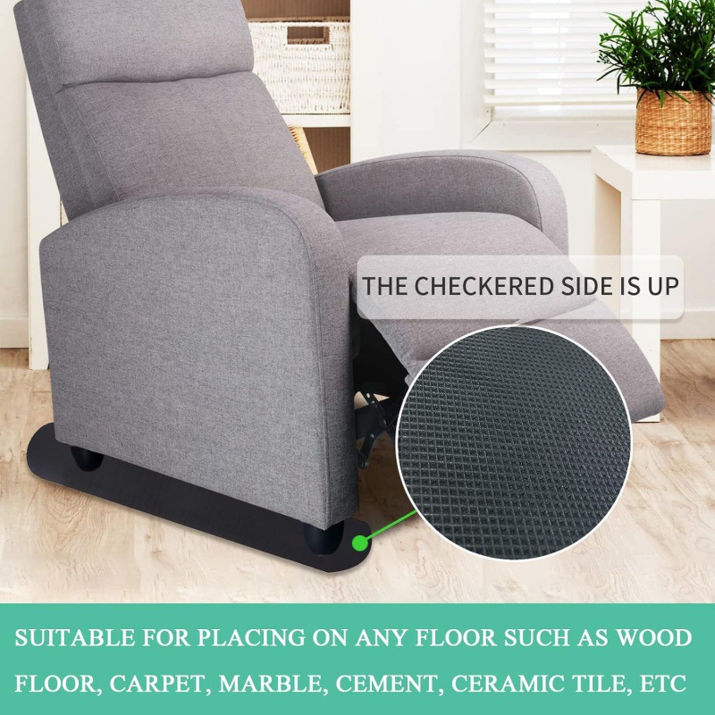 4 pieces of non-slip furniture pads are suitable for recliners, recliner non-slip grippers, recliner floor protectors, hard
