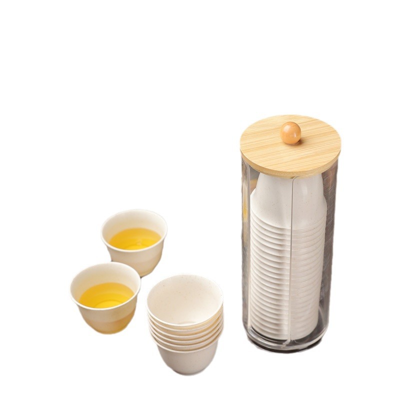 Disposable rice husk kung fu tea cup home commercial generation thick high-grade drinking cup tea small size factory wholesale
