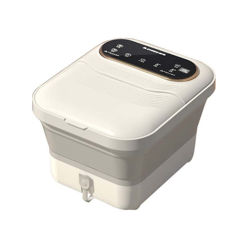 Chigo Folding Foot Bath Electric Massage Intelligent Heated Constant Temperature Foot Bath Fully Automatic Home Foot Bath New Style