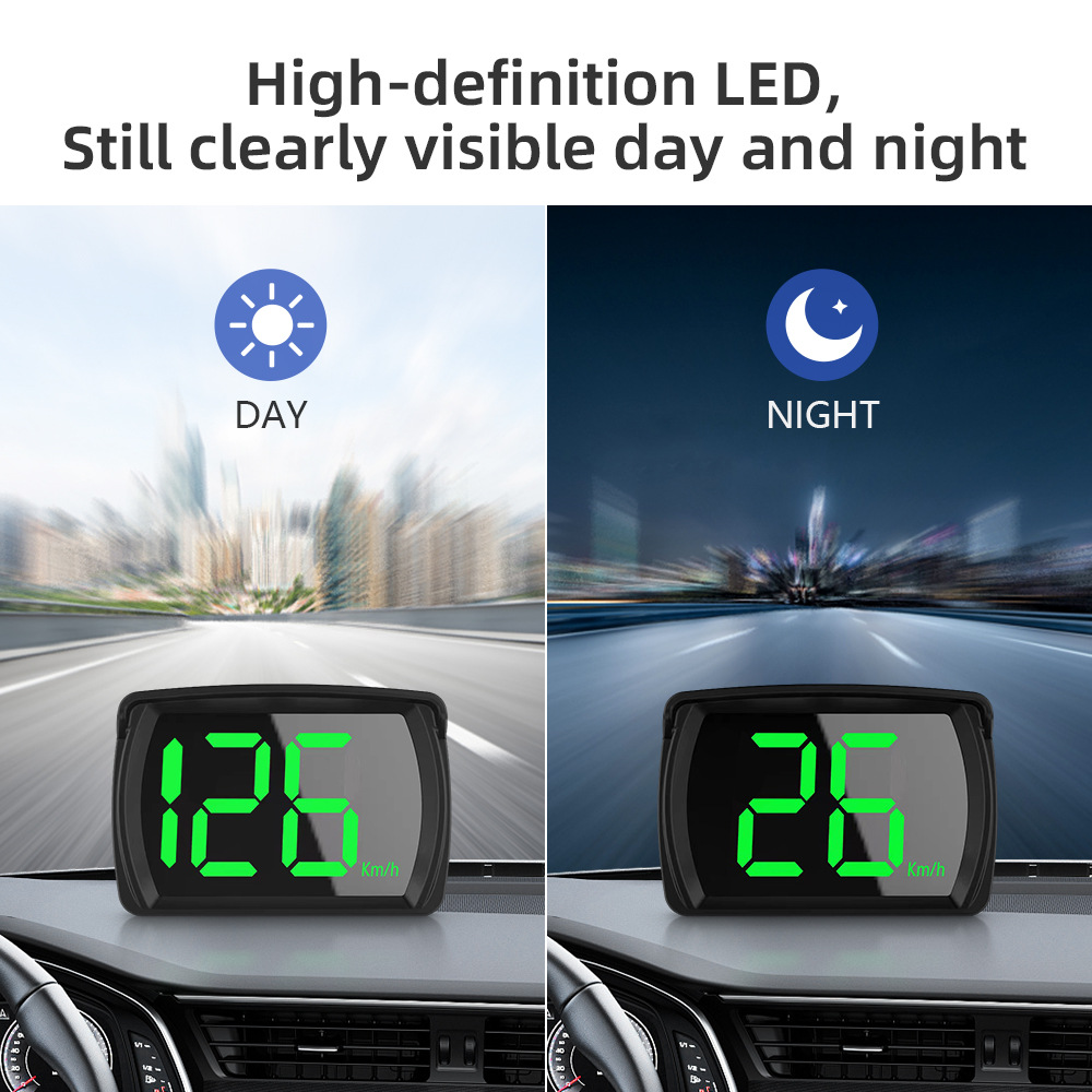 Car Head-Up Display Car Beidou Gps Speed New Energy Car Instrument Speed Flat Display Y03