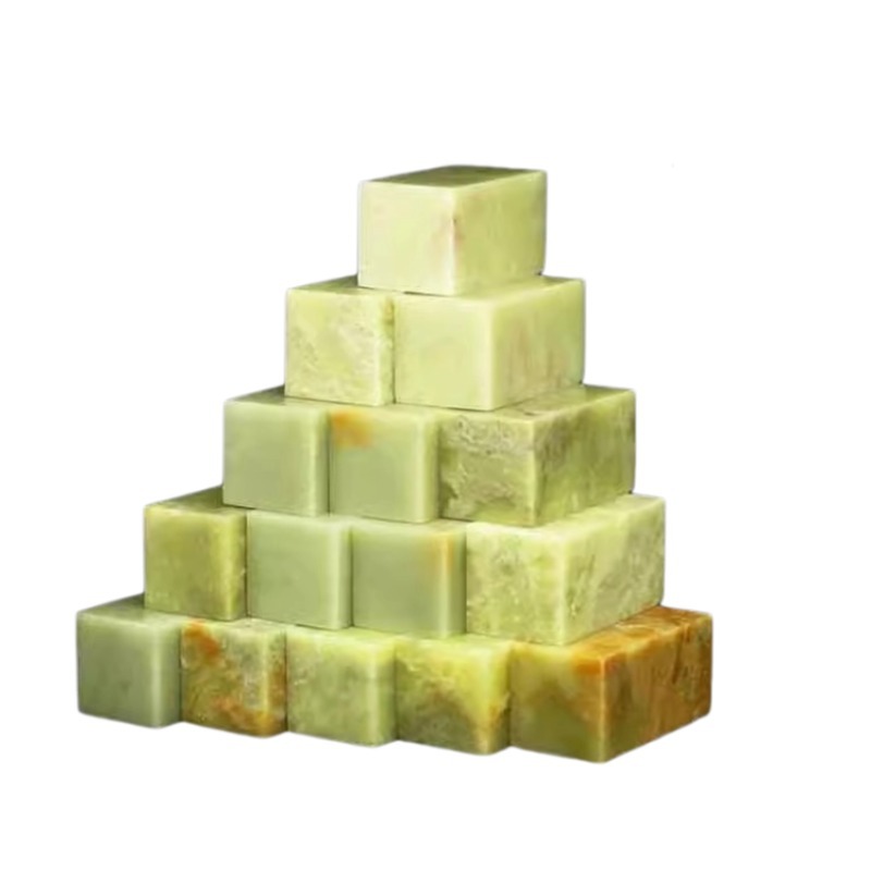 Qingtian Stone Seal 2.5X2.5X5 Seal Stone Seal Material Seal Stone Raw Stone Carving Stone Seal Carving Material