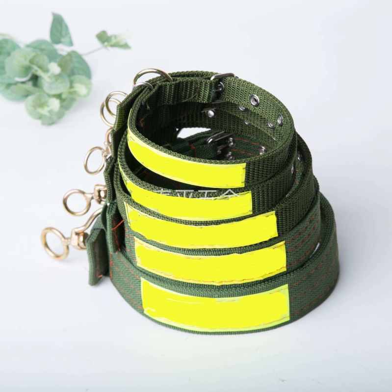 Factory sales telescopic collar multi-specification dog collar dog traction telescopic nylon collar dog chain in stock wholesale