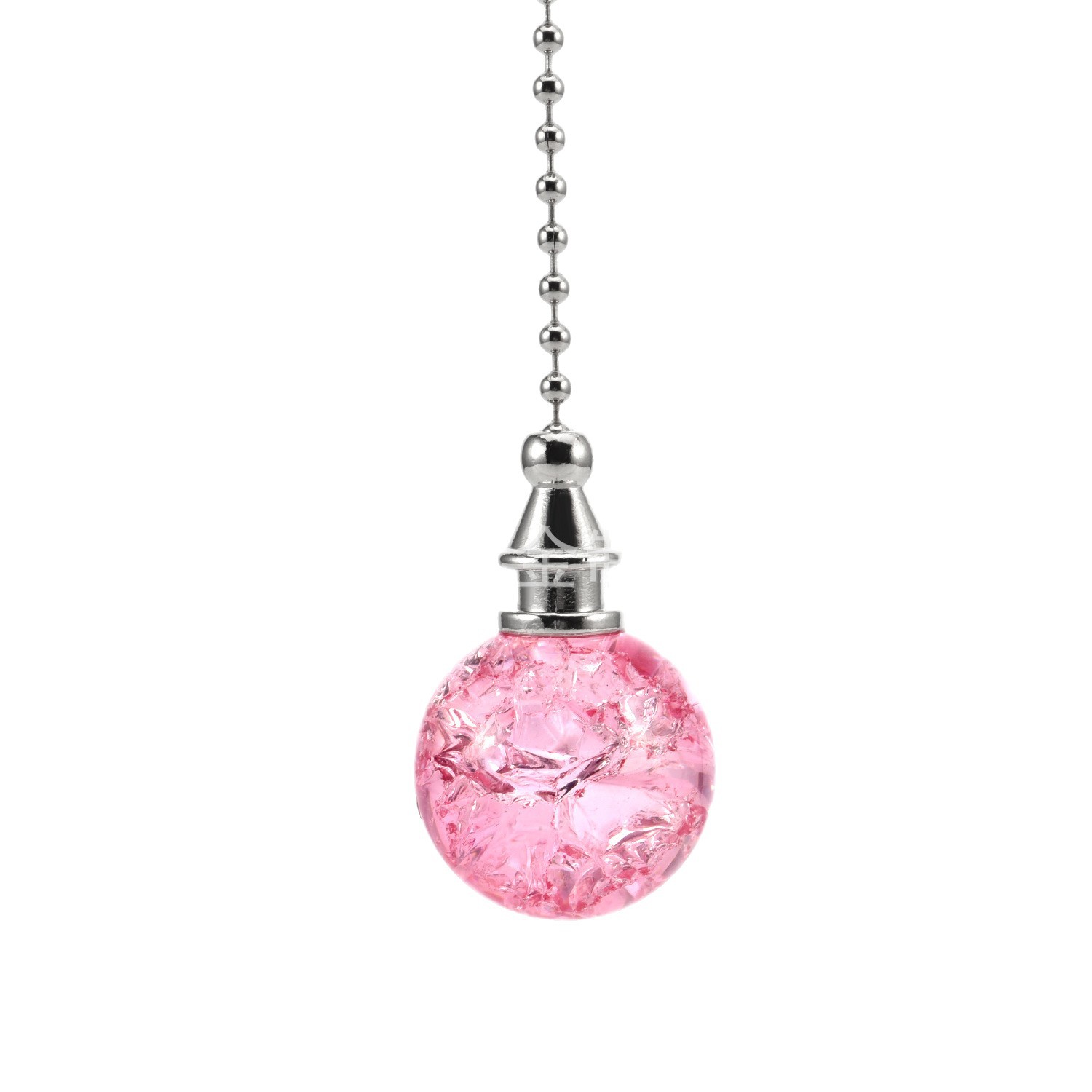 Foreign trade cross-border crack crystal lighting zipper ceiling fan chandelier crystal pendant switch crystal ball pendant
