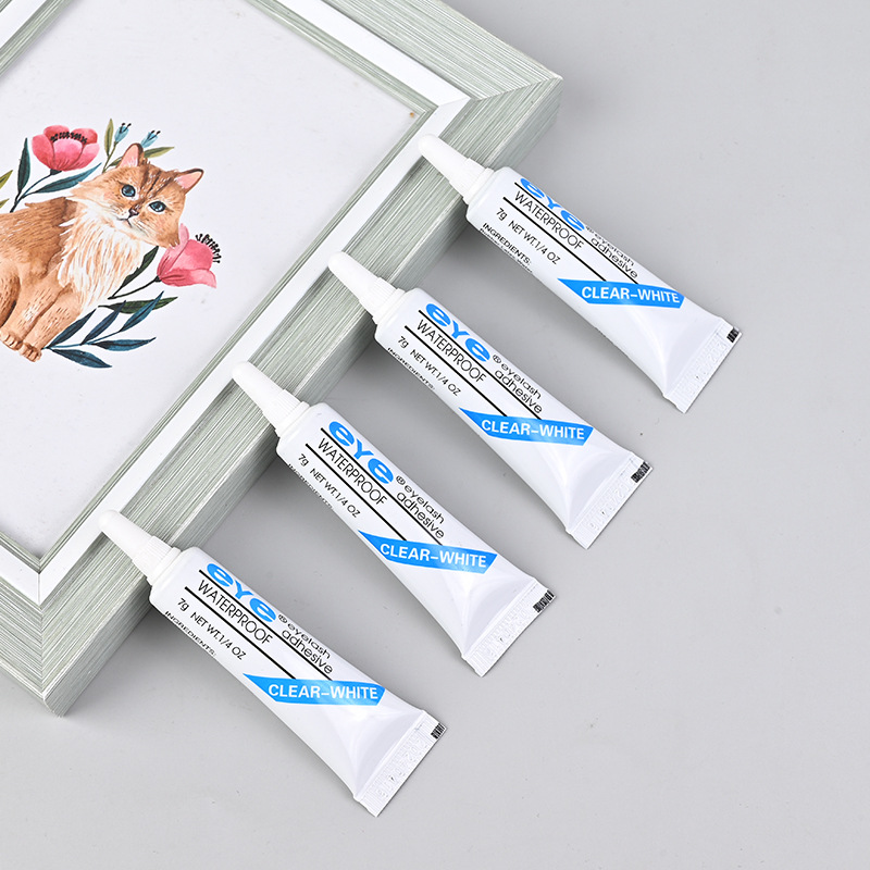 in stock Wholesale EYE False Eyelash Glue 7g Pack Bulk Grafting Eyelash False Eyelash No Marking Natural Long Lasting Glue