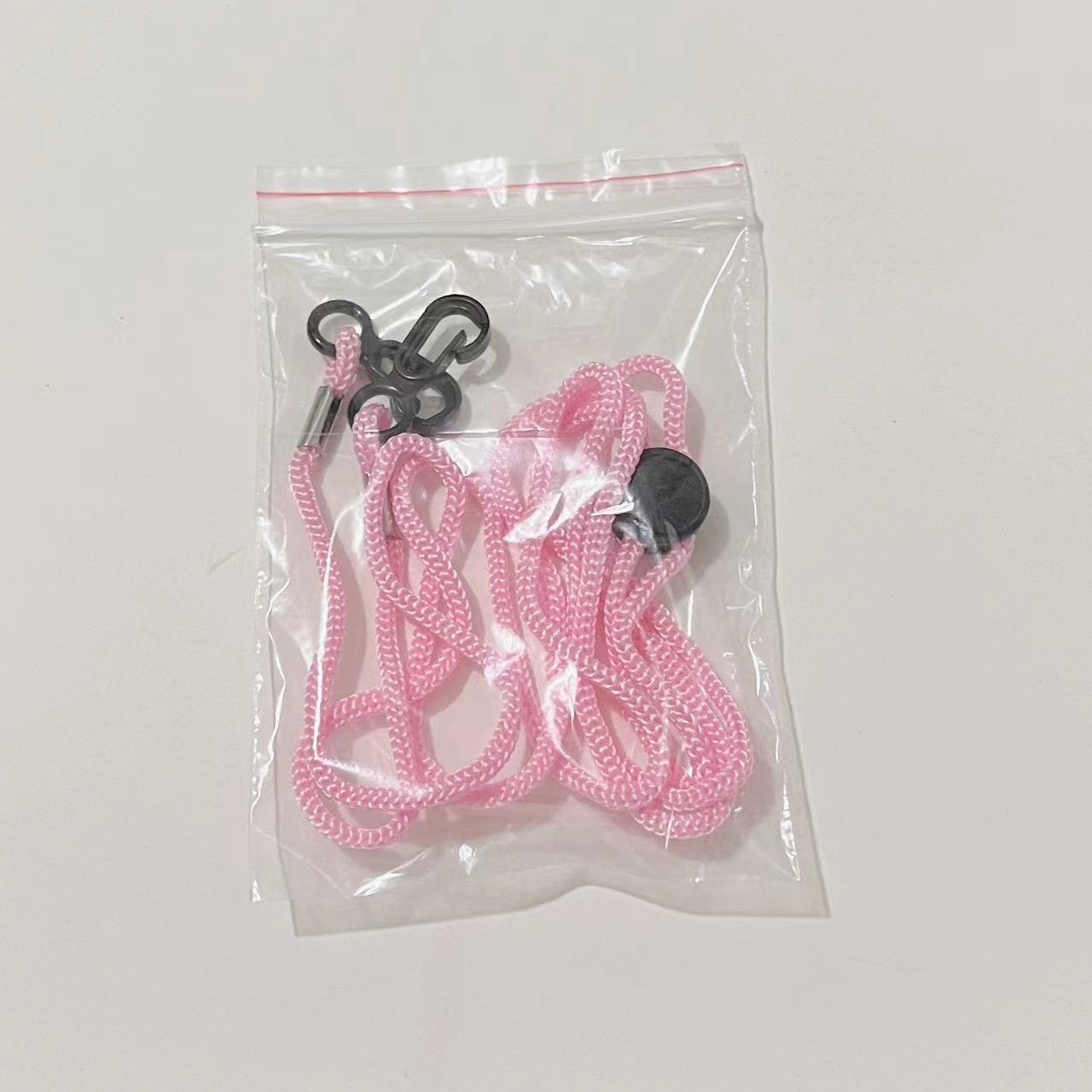 Adult ski gloves lanyard children gloves anti-lost neck rope adjustable student gloves connecting neck rope buckle