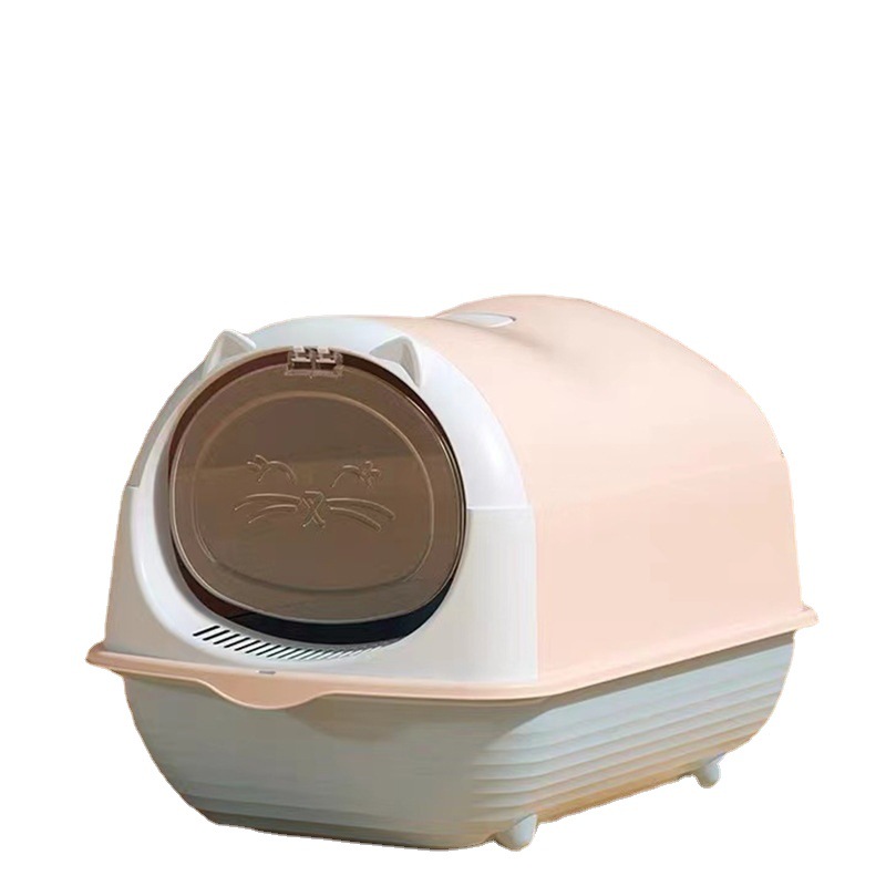 Spliced ​​Pet Cat Litter Box, Cat Toilet Flip-Top Fully Enclosed Cat Supplies, Customized Logo Wholesale, Get Samples