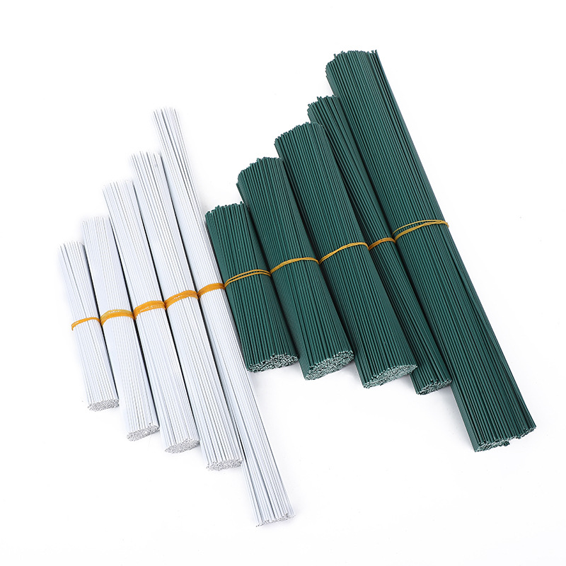 Manufacturer Direct Sales No. 2 Plastic Flower Wrapping Pole Artificial Rose Flower Arrangement Making Wire DIY Soap Flower Making Accessories