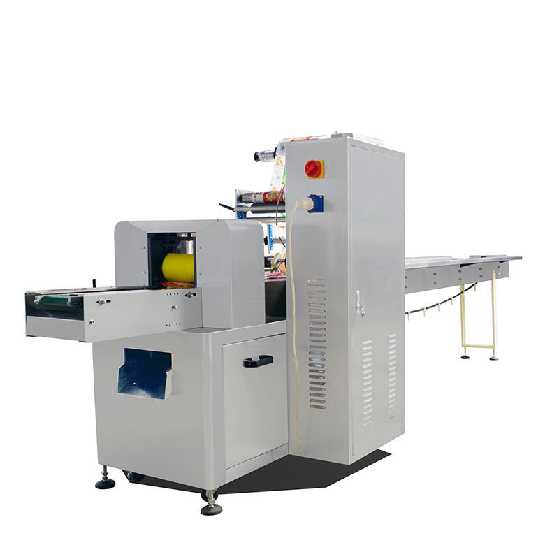 Food, Vegetables, Bread, Tableware Heat Shrink Film Packaging Machine, Bagging Pillow-Type Packaging Sealing and Cutting Machine, Intelligent Fully Automatic