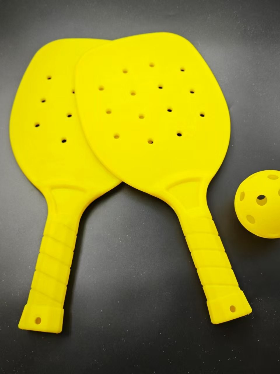 Factory direct supply cross-border new plastic Peak racket tennis racket beach racket plastic board racket pickleball