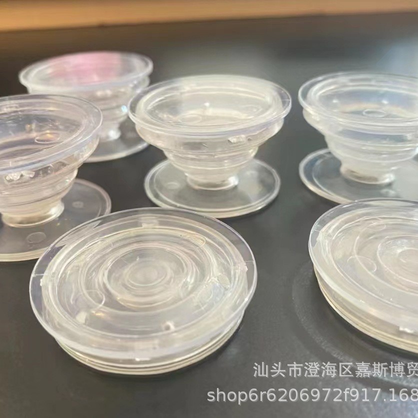 Mobile phone transparent airbag bracket flat groove transparent airbag acrylic adhesive retractable lazy mobile phone bracket