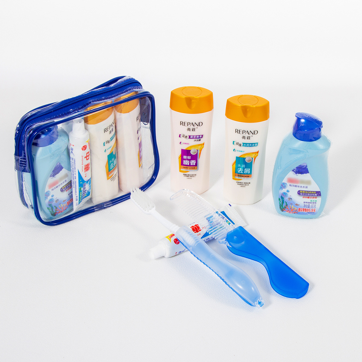 Travel toiletries toiletries storage bag large capacity heatstroke prevention and cooling package welfare gifts consolation wholesale