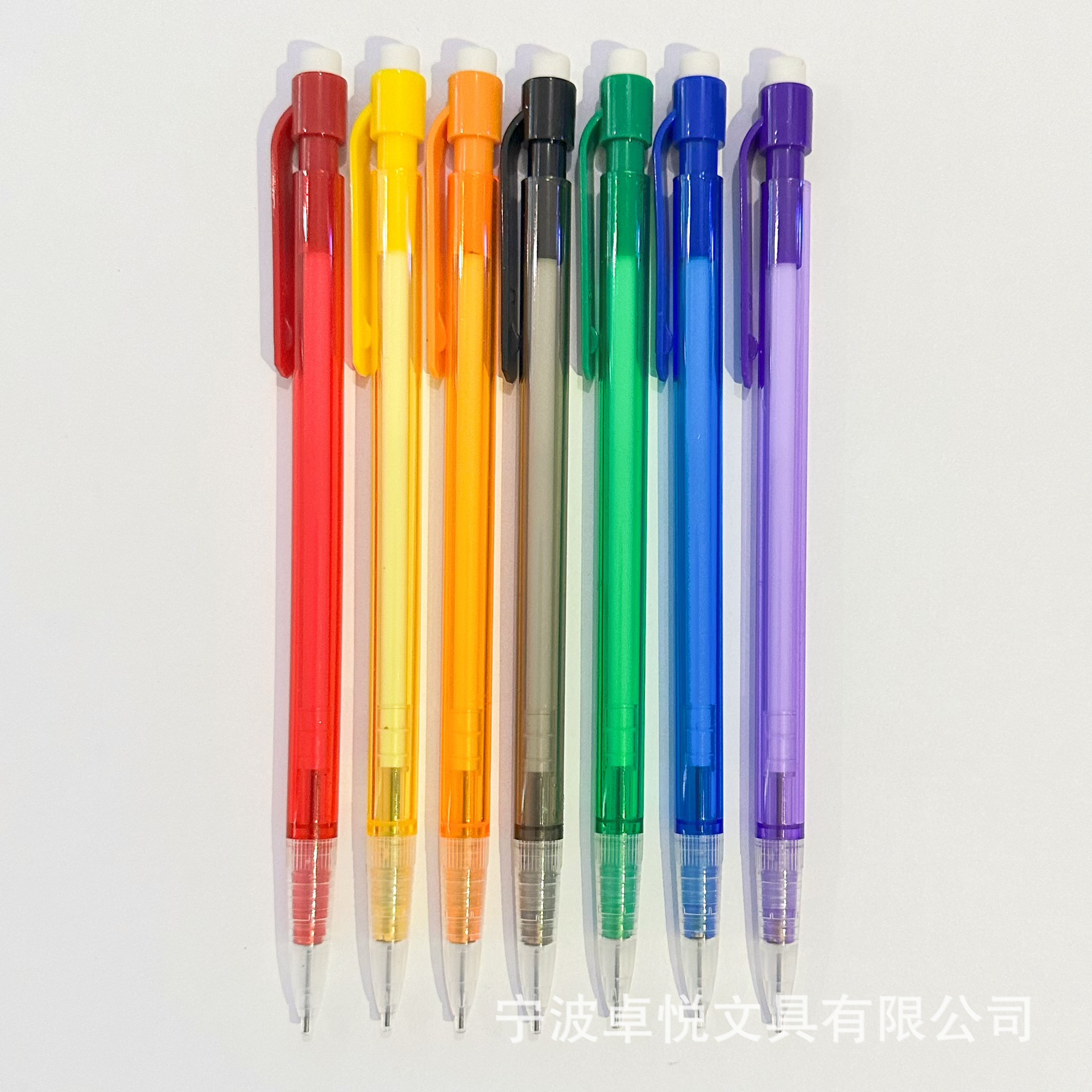 Кросс-бордерный 0.7 самодостаточный ластик механический карандаш экспортный пластиковый простой механический карандаш для письма офисный автоматический карандаш